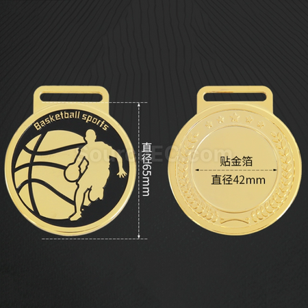 禮品訂造籃球金屬獎牌紀念品