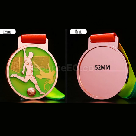 禮品訂造足球金屬獎牌紀念品