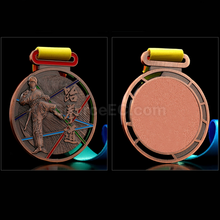 禮品訂造跆拳道金屬獎牌紀念品