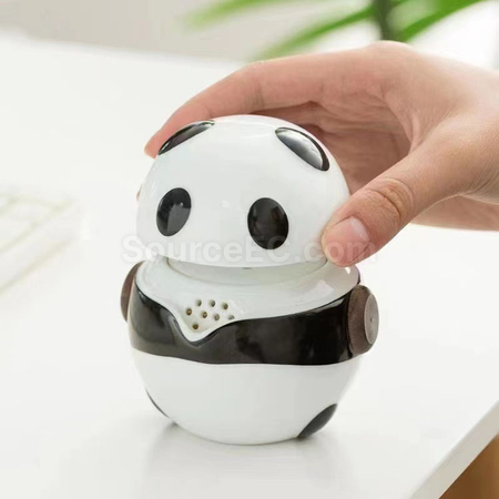 禮品訂造熊貓茶具組紀念品