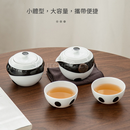 禮品訂造熊貓茶具組紀念品