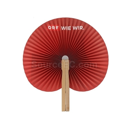 禮品訂造木柄小圓扇紀念品