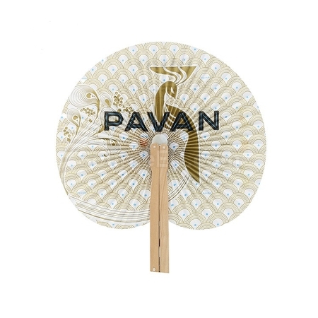 禮品訂造木柄小圓扇紀念品