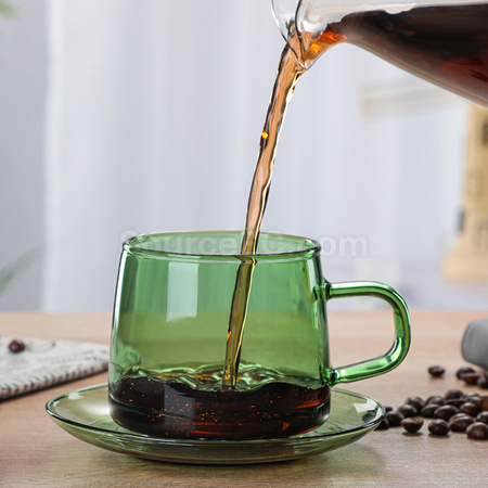 禮品訂造玻璃咖啡杯碟紀念品