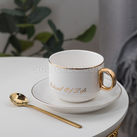 禮品訂造陶瓷咖啡杯套裝紀念品