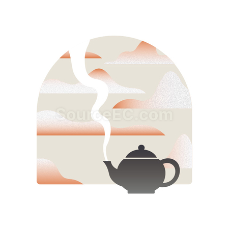 禮品訂造客製化三角立體/平面茶包 - 霞紀念品