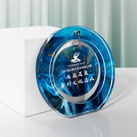 禮品訂造水晶獎座紀念品