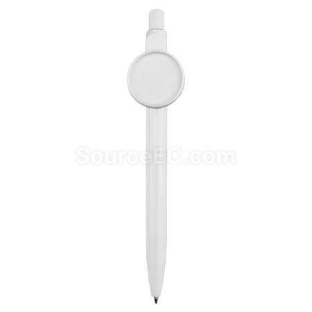 禮品訂造按壓徽章塑膠廣告筆紀念品