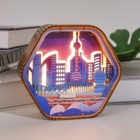 禮品訂造木質雕刻燈紀念品