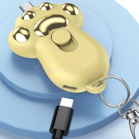 禮品訂造無線伸縮插頭鑰匙扣迷你移動電源紀念品