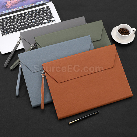 禮品訂造帶風琴 PU A4文件夾紀念品