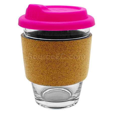 禮品訂造玻璃咖啡杯 - 軟木帶紀念品