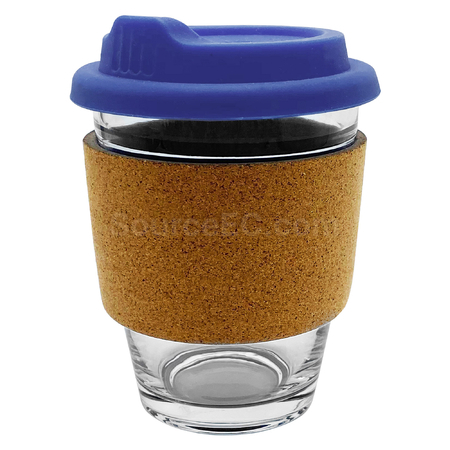 禮品訂造玻璃咖啡杯 - 軟木帶紀念品