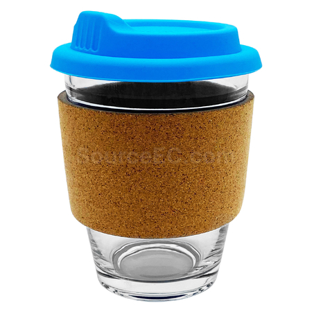 禮品訂造玻璃咖啡杯 - 軟木帶紀念品