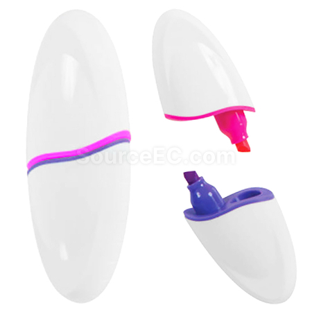禮品訂造橢圓形螢光筆紀念品