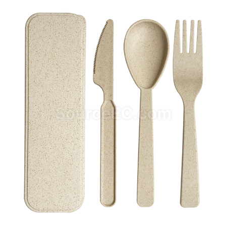 禮品訂造麥稈餐具套裝紀念品