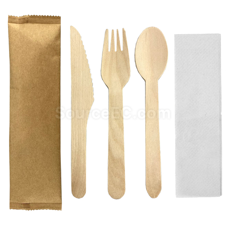 禮品訂造3 件套木製餐具紀念品