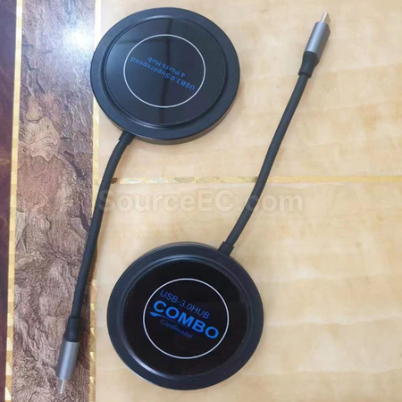 禮品訂造Type-C一拖六無線充紀念品
