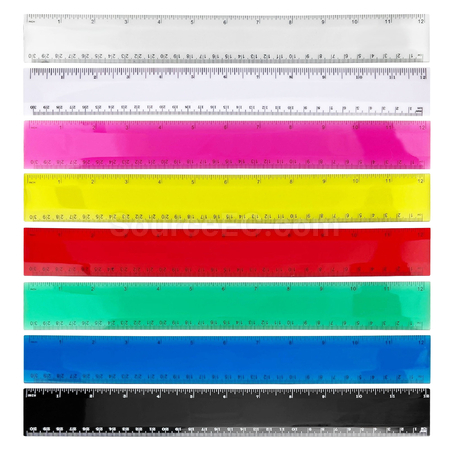 禮品訂造塑料尺30cm紀念品