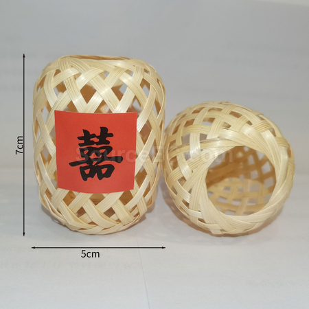 禮品訂造竹編小燈籠紀念品