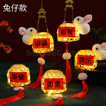 禮品訂造竹編小燈籠紀念品