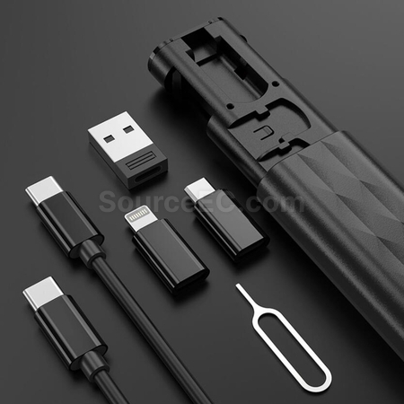 禮品訂造數據線多功能一拖三數碼盒紀念品