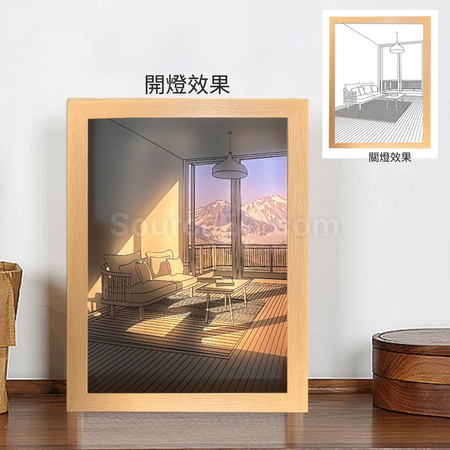 禮品訂造創意發光畫紀念品
