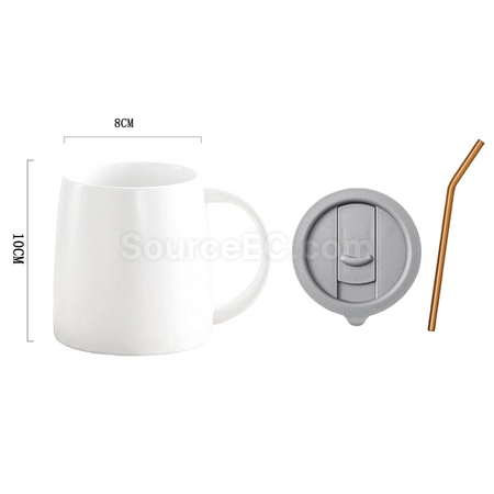 禮品訂造帶蓋陶瓷杯紀念品
