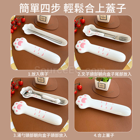 禮品訂造創意貓爪不鏽鋼餐具紀念品