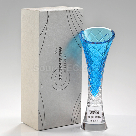 禮品訂造火炬水晶獎座紀念品
