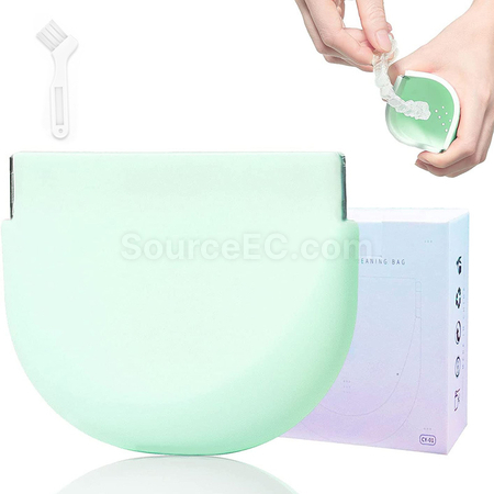 禮品訂造矽膠假牙收納盒紀念品