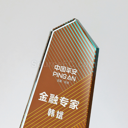 禮品訂造木水晶獎座紀念品