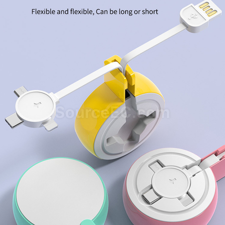 禮品訂造多功能三合一充電線紀念品