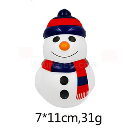 禮品訂造聖誕雪人壓力球紀念品