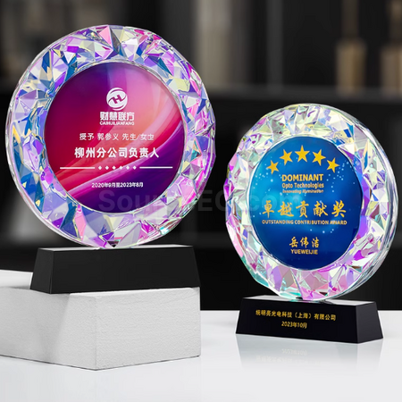 禮品訂造水晶獎座紀念品
