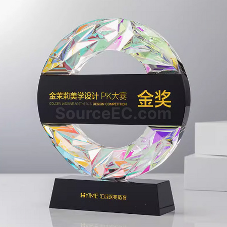 禮品訂造水晶獎座紀念品