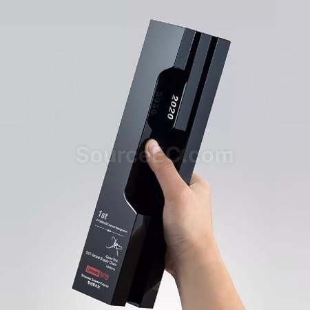禮品訂造四方立柱黑水晶獎座紀念品