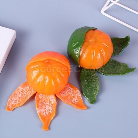 禮品訂造趣味橘子減壓玩具紀念品