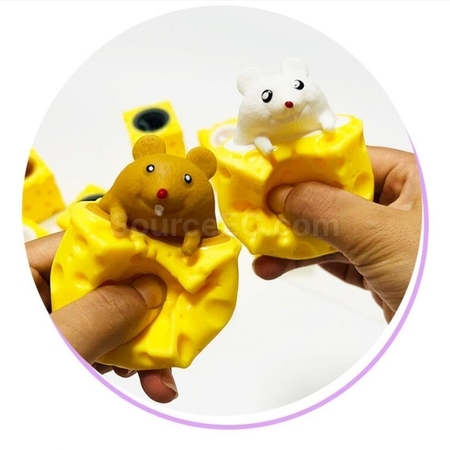 禮品訂造小鼠芝士減壓玩具紀念品