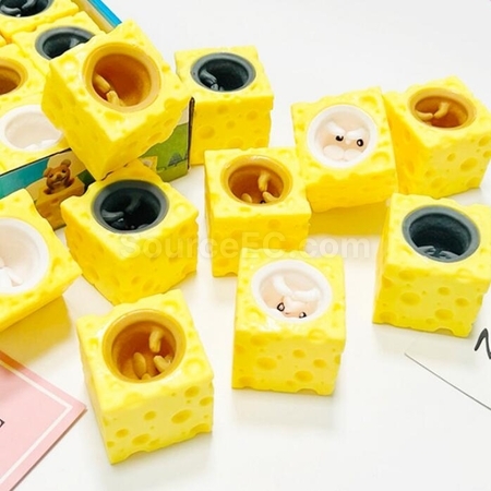 禮品訂造小鼠芝士減壓玩具紀念品