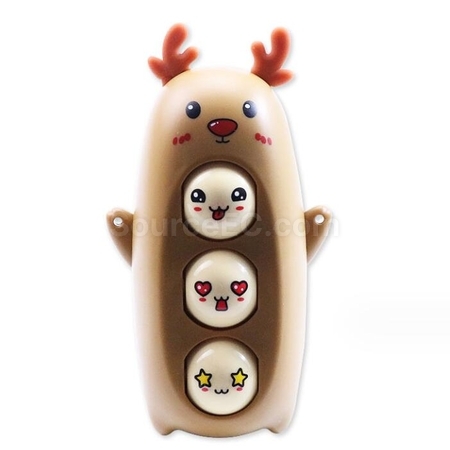 禮品訂造減壓變面小麋鹿掛件紀念品