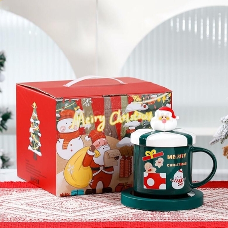 禮品訂造聖誕杯陶瓷杯紀念品