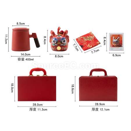 禮品訂造錢罐+陶瓷杯套裝紀念品