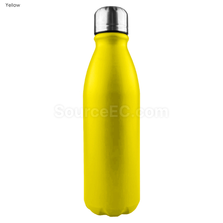 禮品訂造25.4OZ 201不銹鋼蓋PP瓶身鋁製水樽紀念品