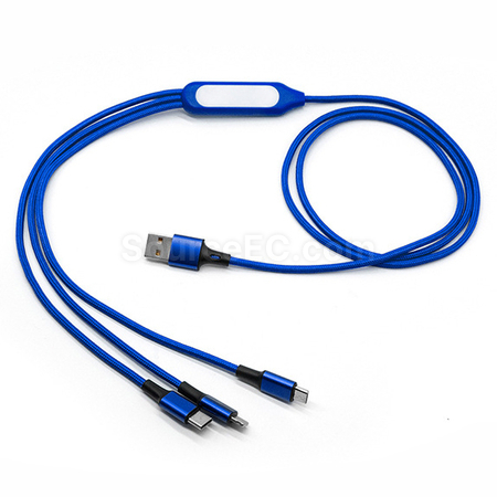 禮品訂造Logo發光充電線紀念品