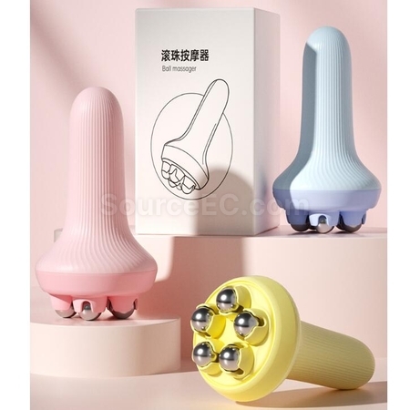 禮品訂造手動滾輪按摩器紀念品