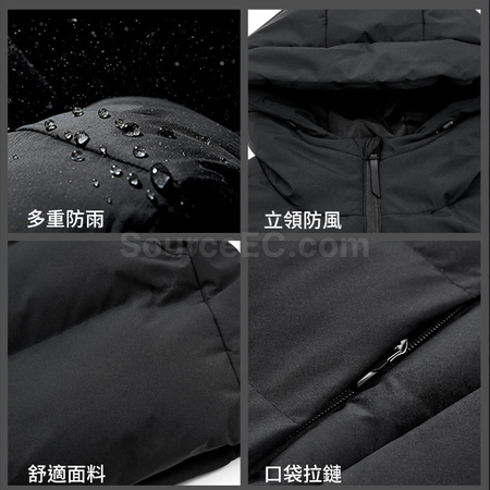禮品訂造長款過膝運動羽絨棉服紀念品