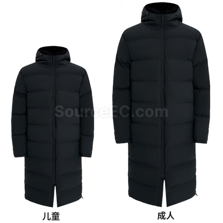 禮品訂造長款過膝運動羽絨棉服紀念品