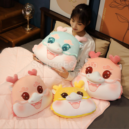 禮品訂造龍年抱枕被紀念品
