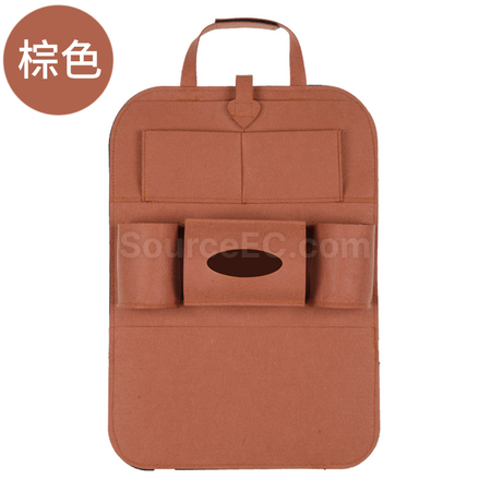 禮品訂造毛氈汽車座椅掛袋紀念品